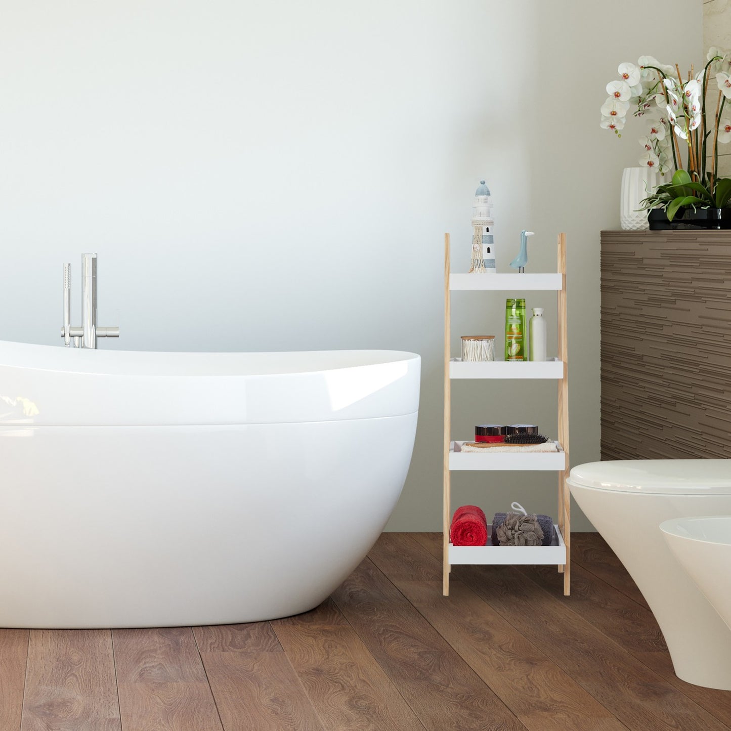 Bamboo Bathroom Caddy