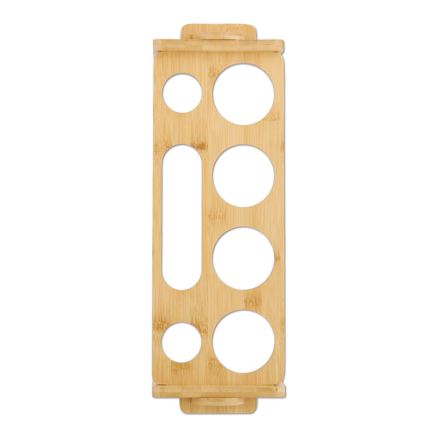 Bamboo Bottle Drying Rack for 4 Bottles