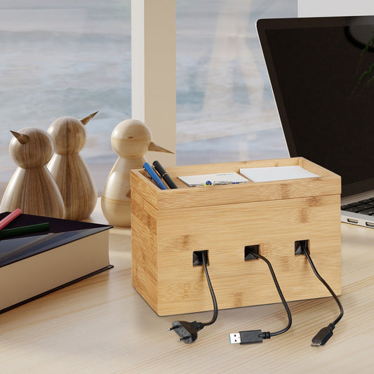 Bamboo Cable Box