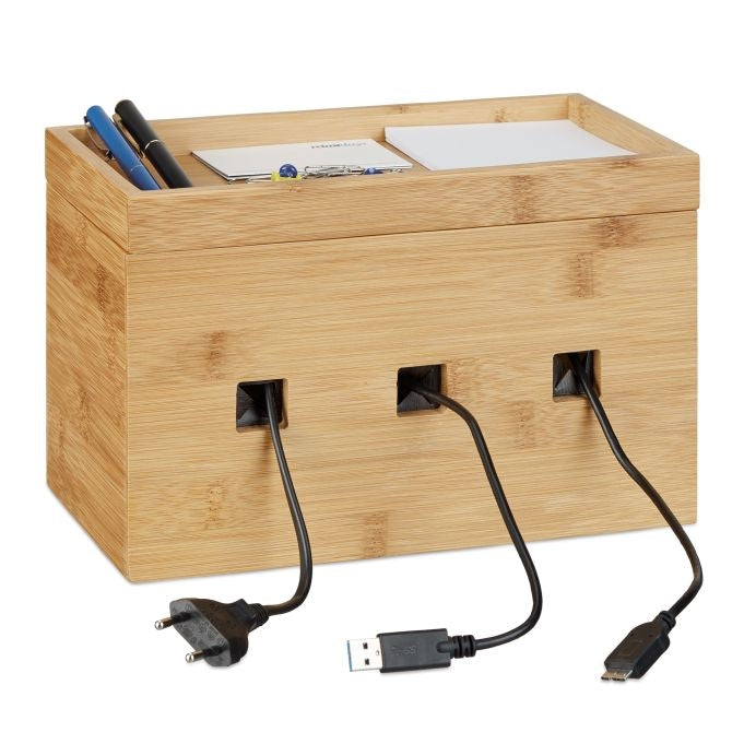 Bamboo Cable Box