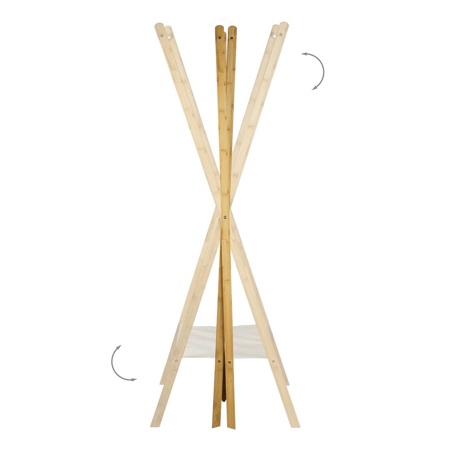 Bamboo Clothes Stand