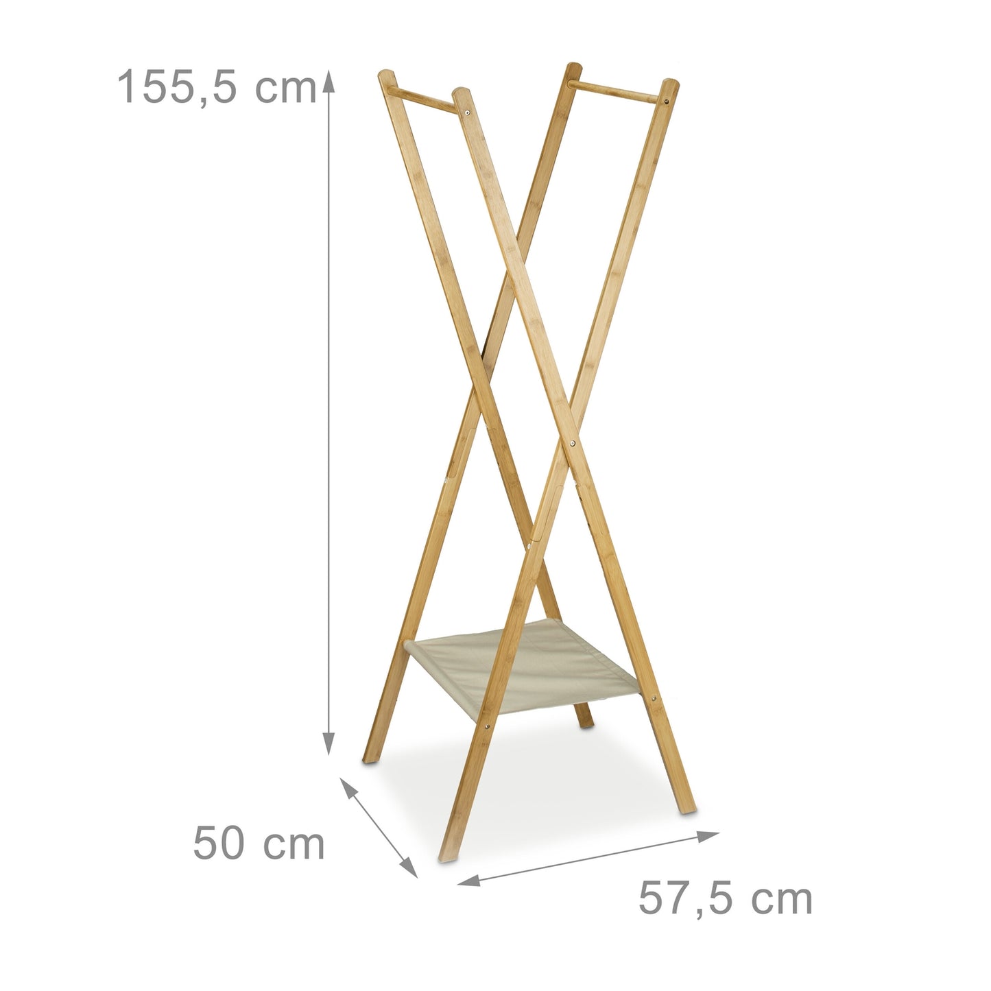 Bamboo Clothes Stand
