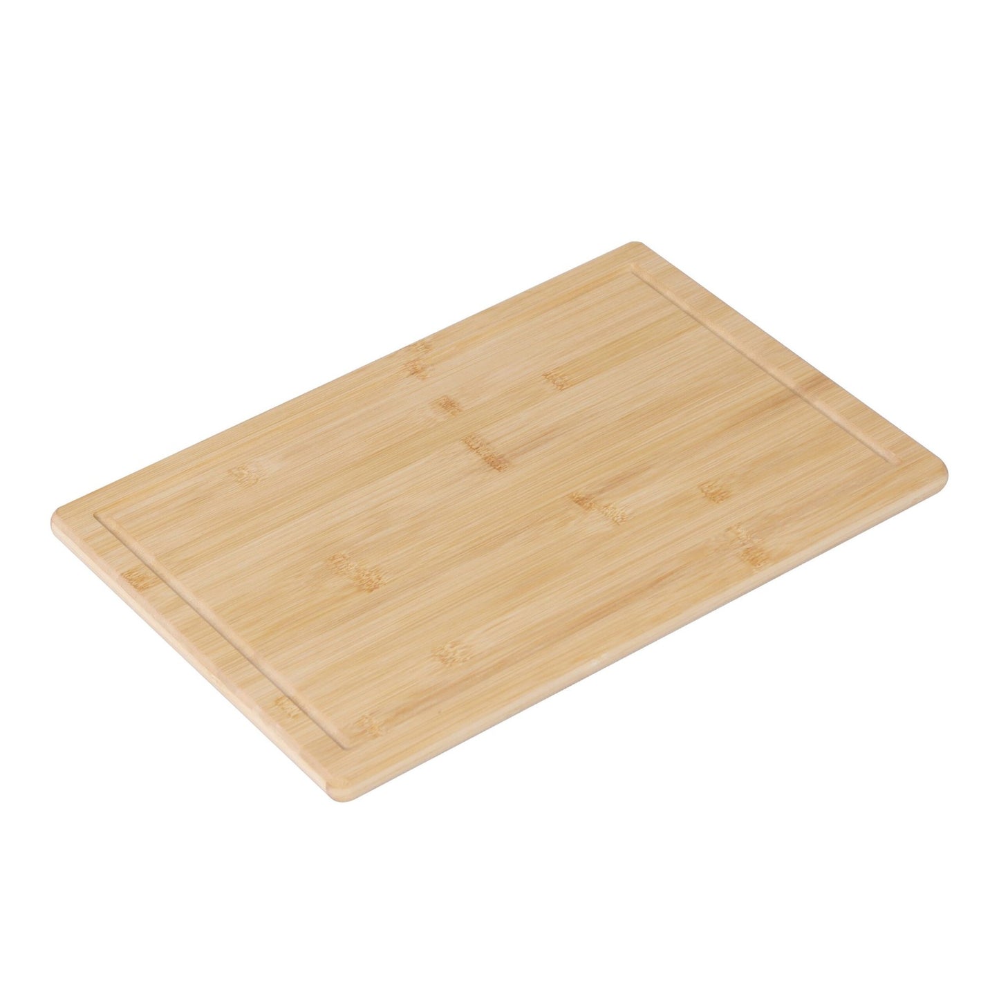 Bamboo Cutting Board with Juice Groove, Non-Slip Feet