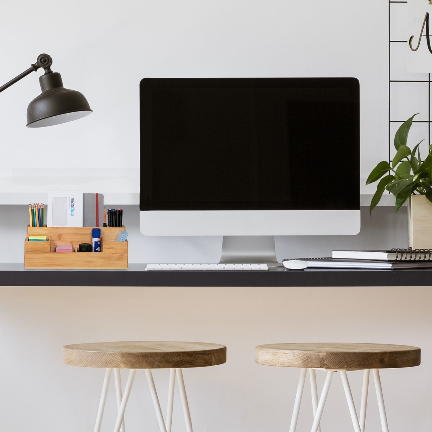 Bamboo Desk Organiser