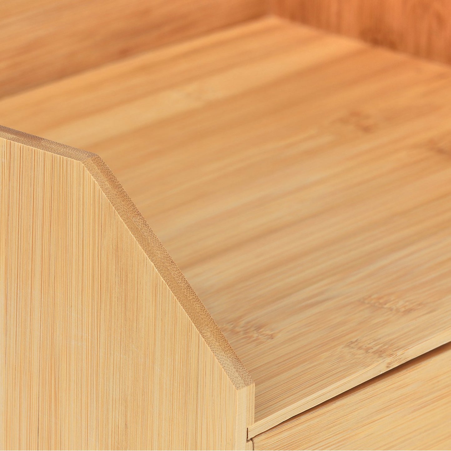 Bamboo Desk Organiser with Drawers
