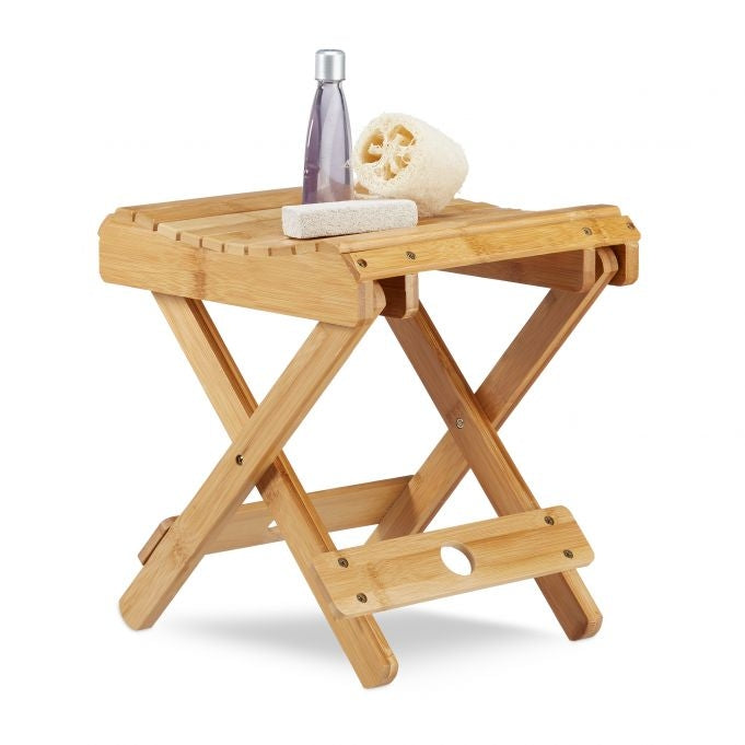 Bamboo Folding Footstool