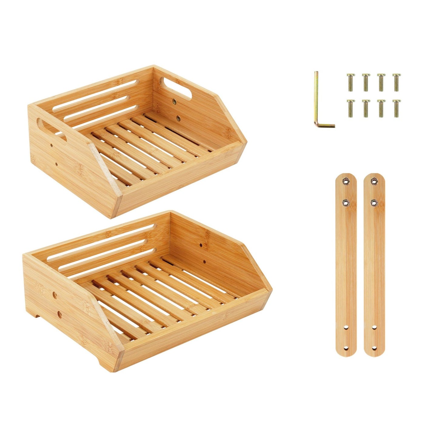 Bamboo Fruit Stand – Tiered Storage for Kitchen & Pantry