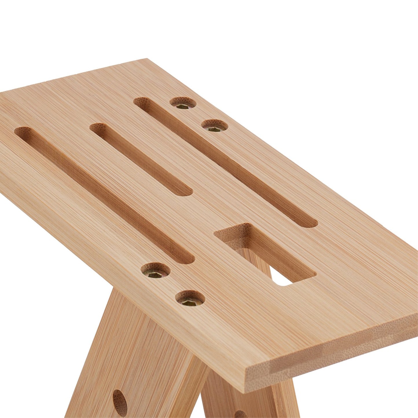 Bamboo Knife & Scissors Block – Space-Saving Organizer