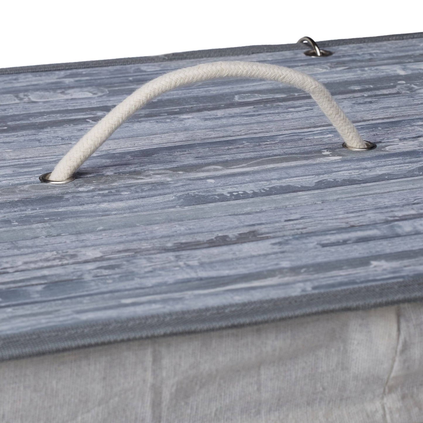 Bamboo Laundry Bin with Lid and Washable Bag