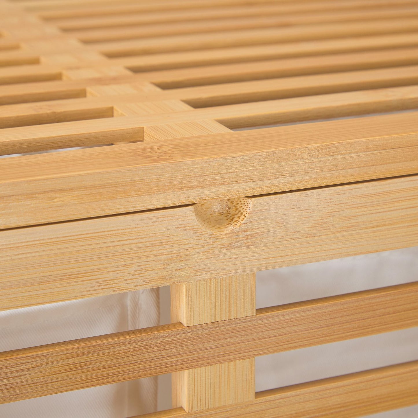 Bamboo Laundry basket with 2 sacks