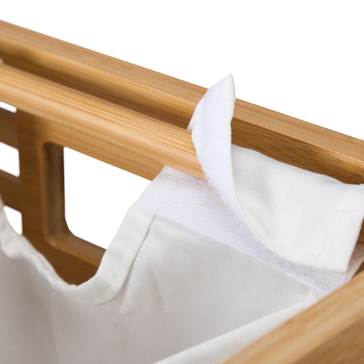 Bamboo Laundry basket with 2 sacks