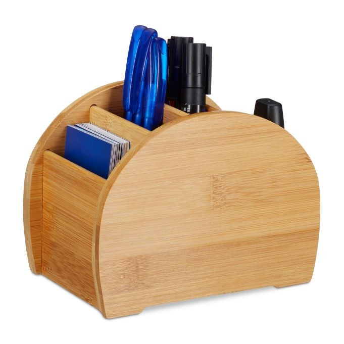 Bamboo Pen Organiser