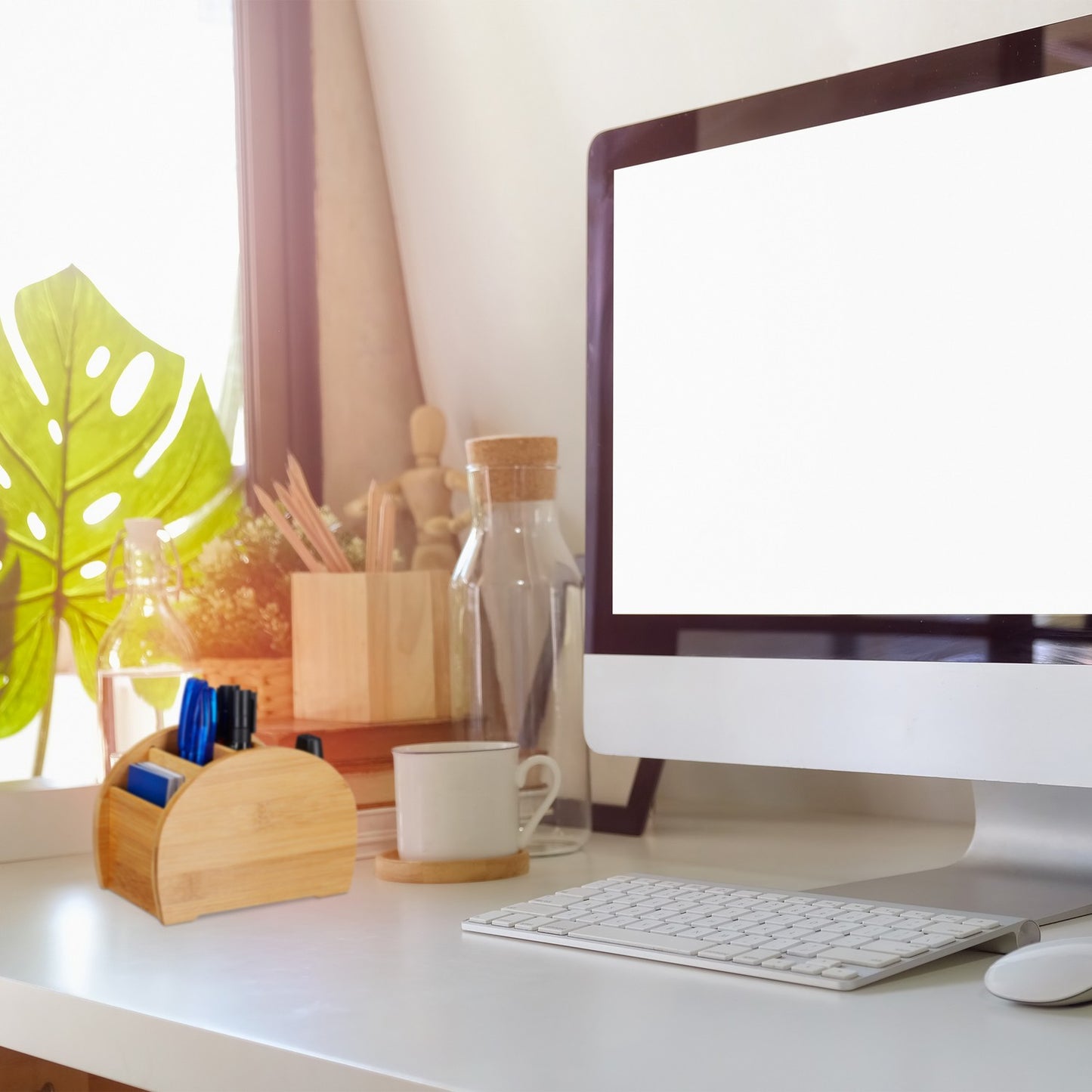 Bamboo Pen Organiser