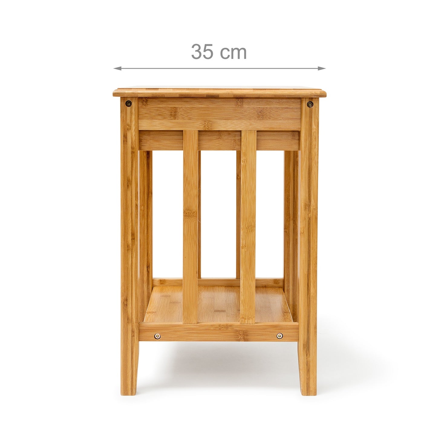 Bamboo Side Table with Drawer