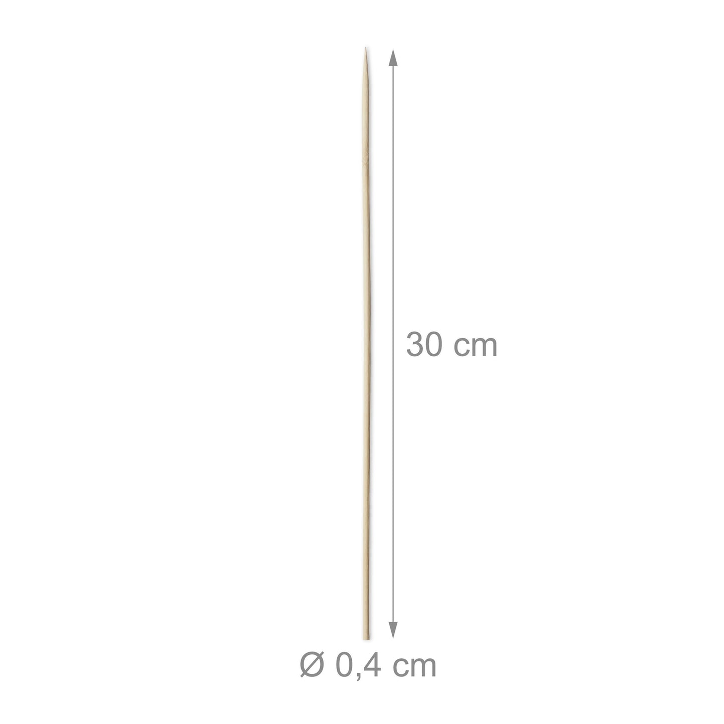 Bamboo Skewers, 500 Pack, Pointed, Eco-Friendly