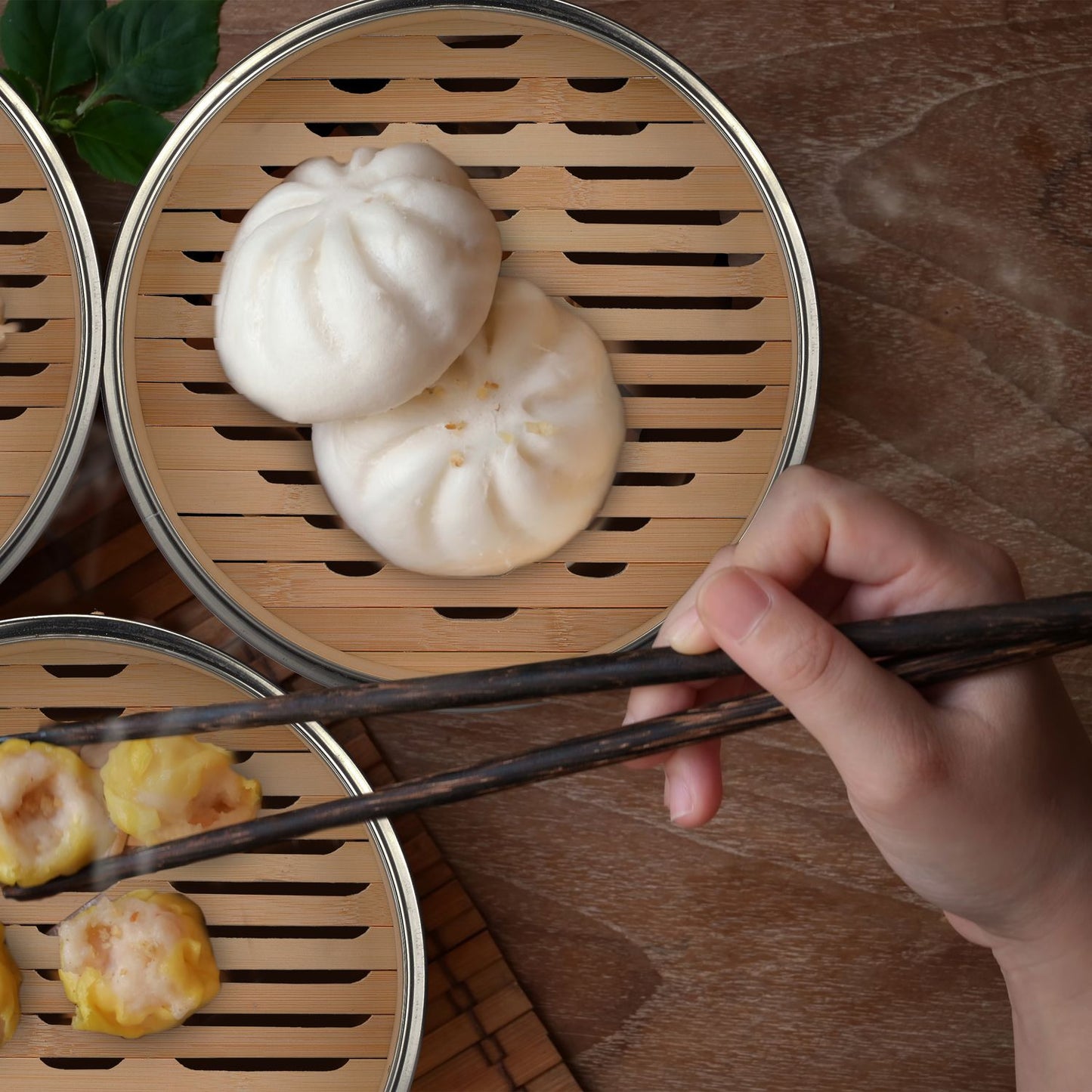 Bamboo Steamer 3 Tier