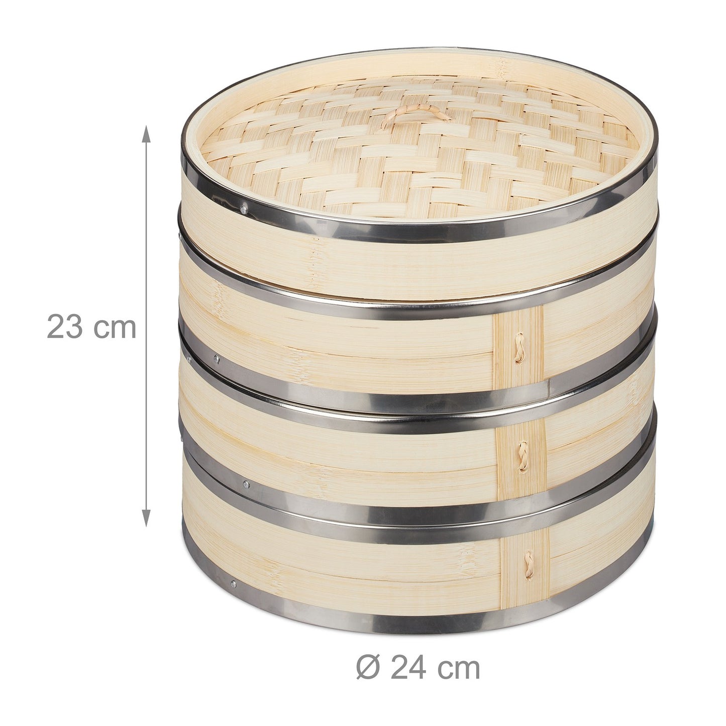 Bamboo Steamer 3 Tier