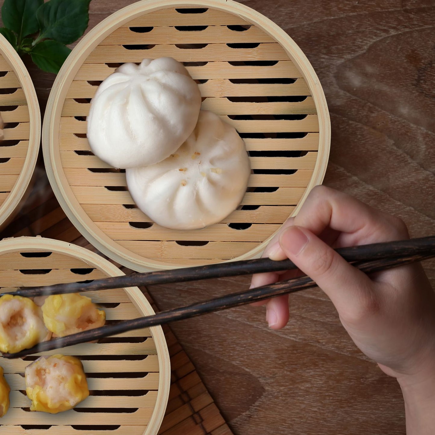 Bamboo Steamer 3 Tier