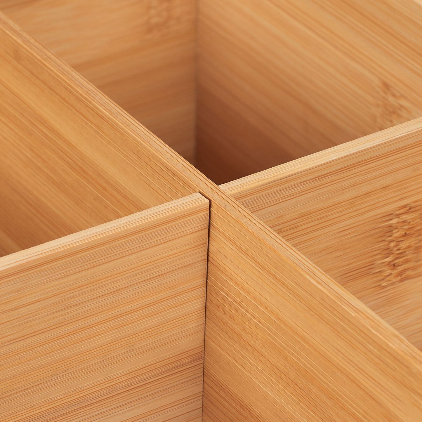 Bamboo Storage Box 4 Compartments