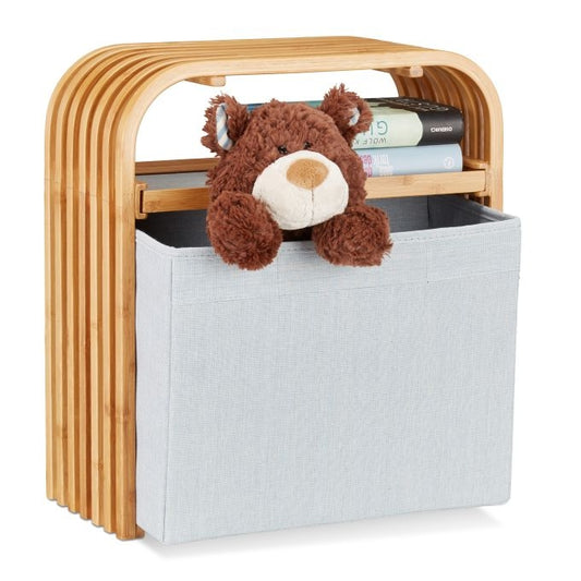 Bamboo Storage Ottoman