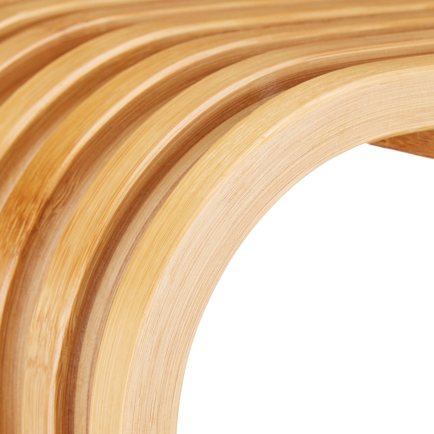 Bamboo Storage Ottoman