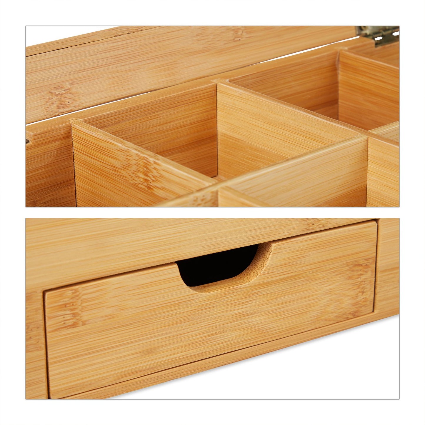 Bamboo Tea Box with Drawer