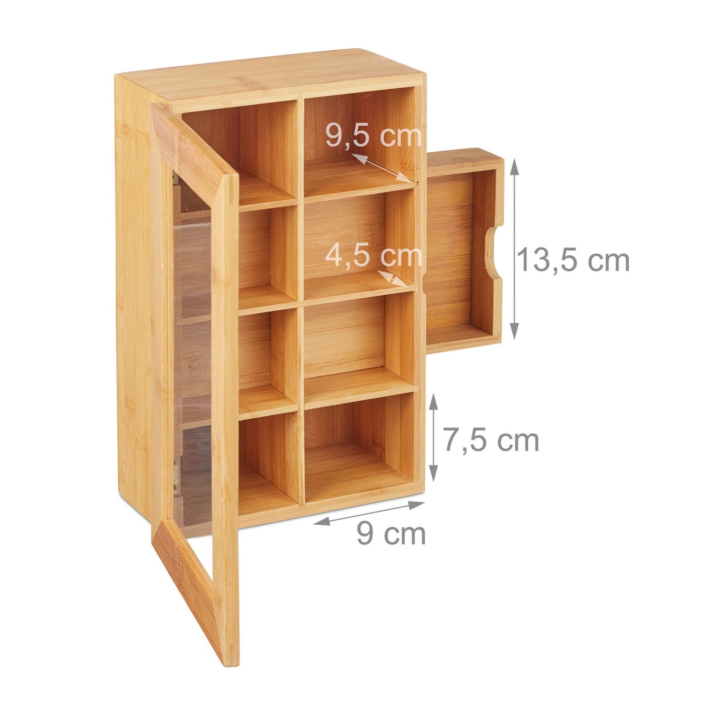 Bamboo Tea Box with Drawer