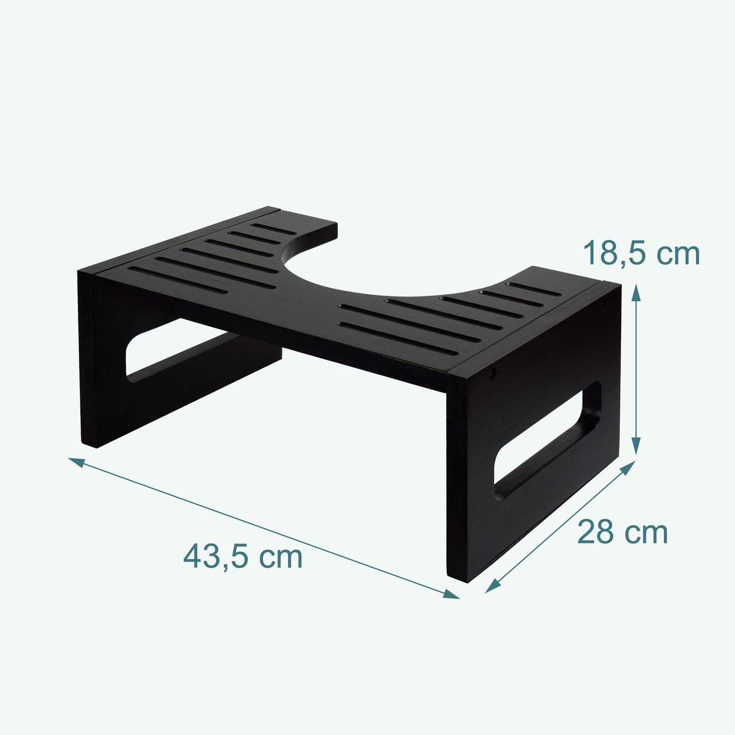 Bamboo Toilet Step Stool – Promotes Healthy Bowel Movements