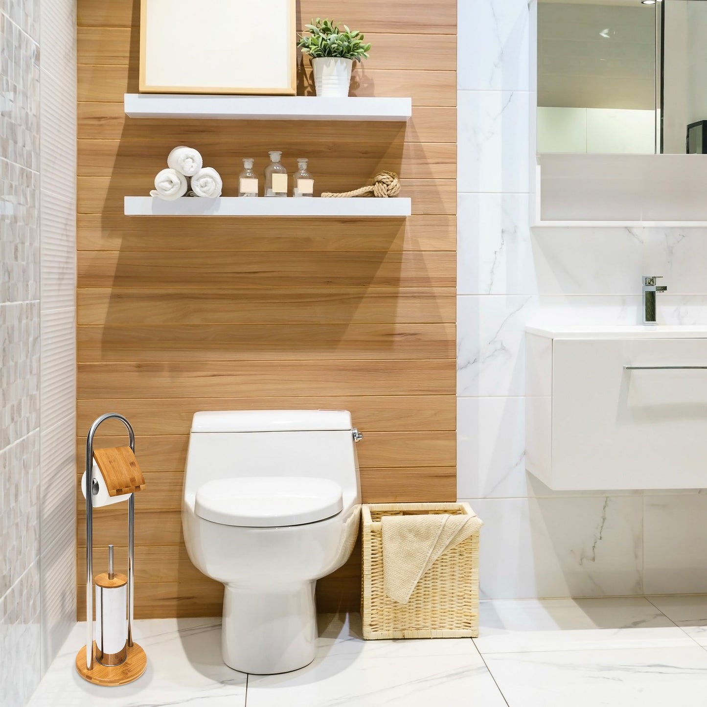 Bamboo WC set