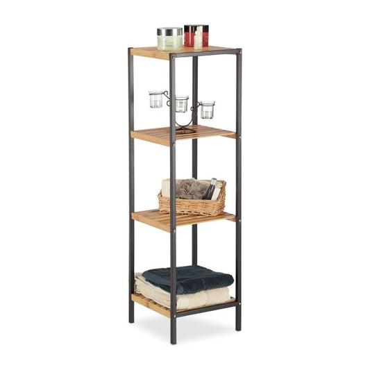 Bamboo and Steel Shelf