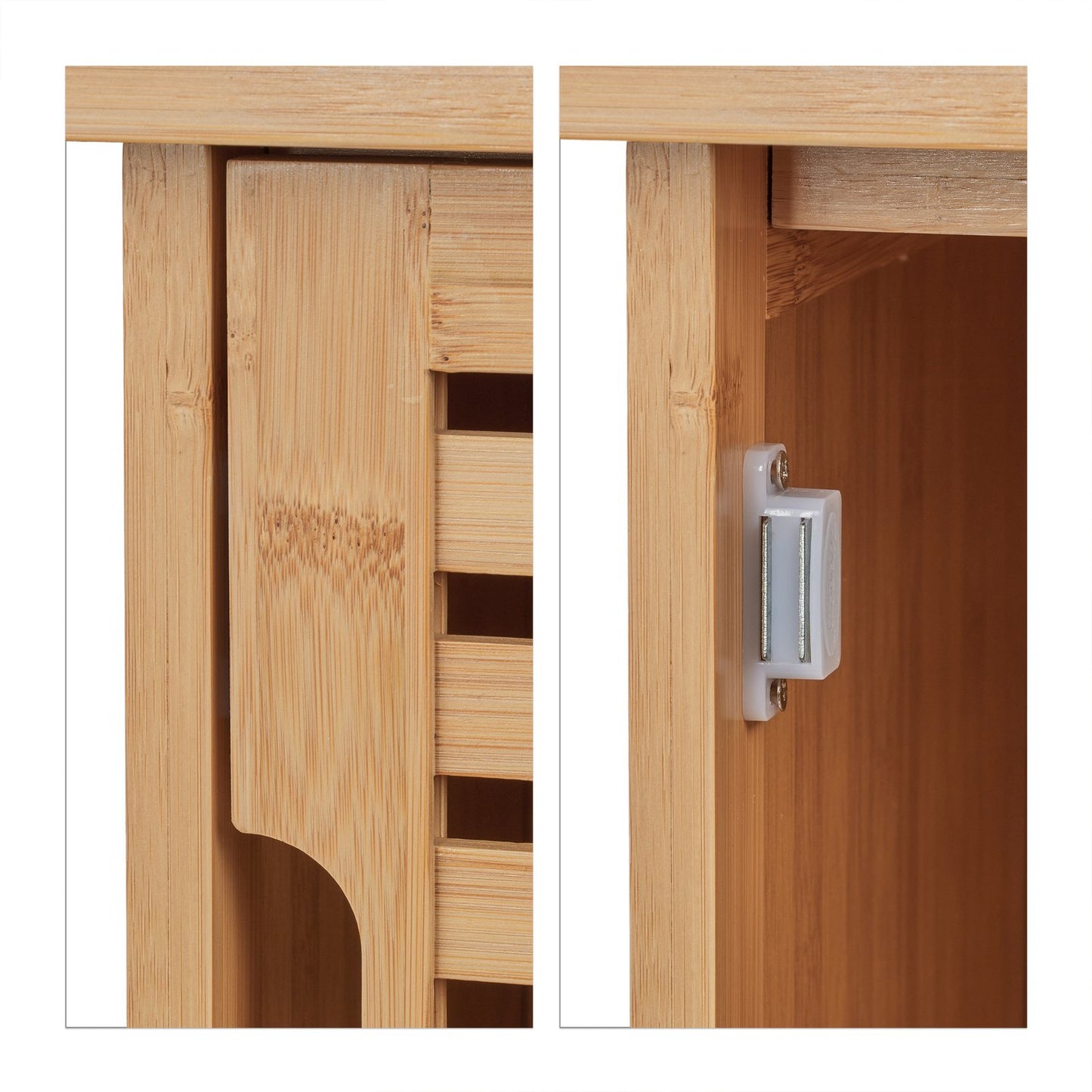 Bamboo bathroom cabinet