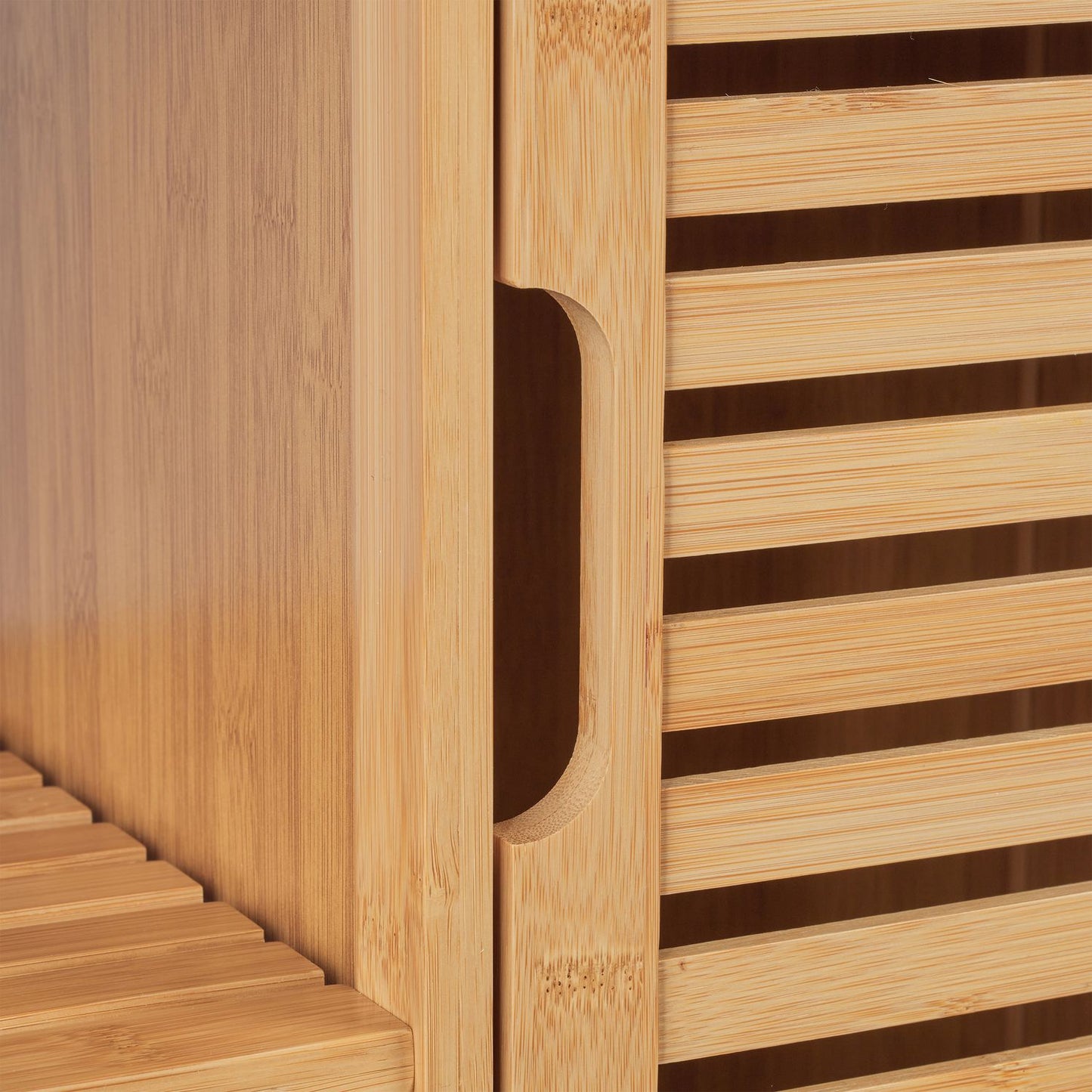 Bamboo bathroom cabinet