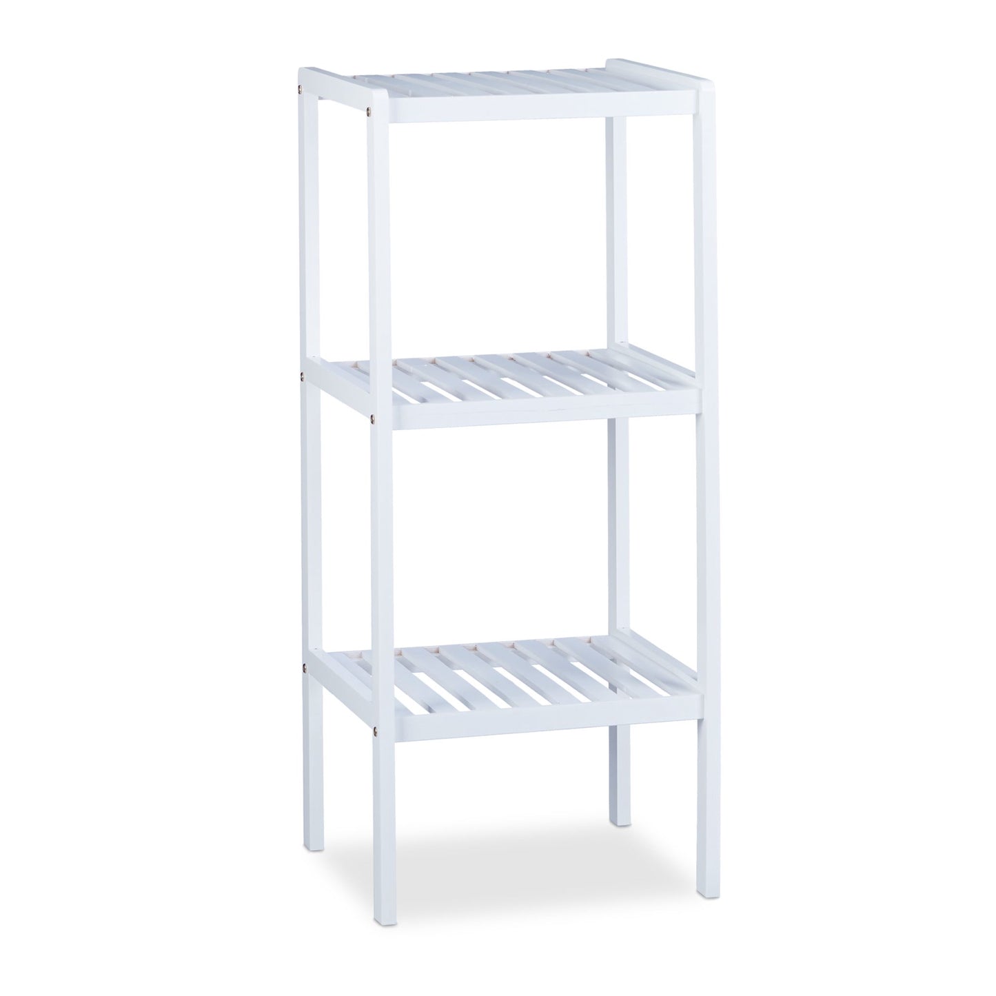 Bamboo bathroom shelf with 3 shelves