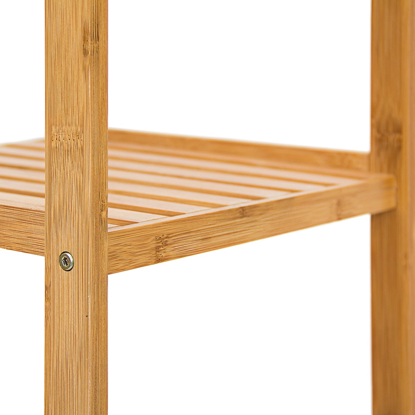 Bamboo bathroom shelf with 3 shelves