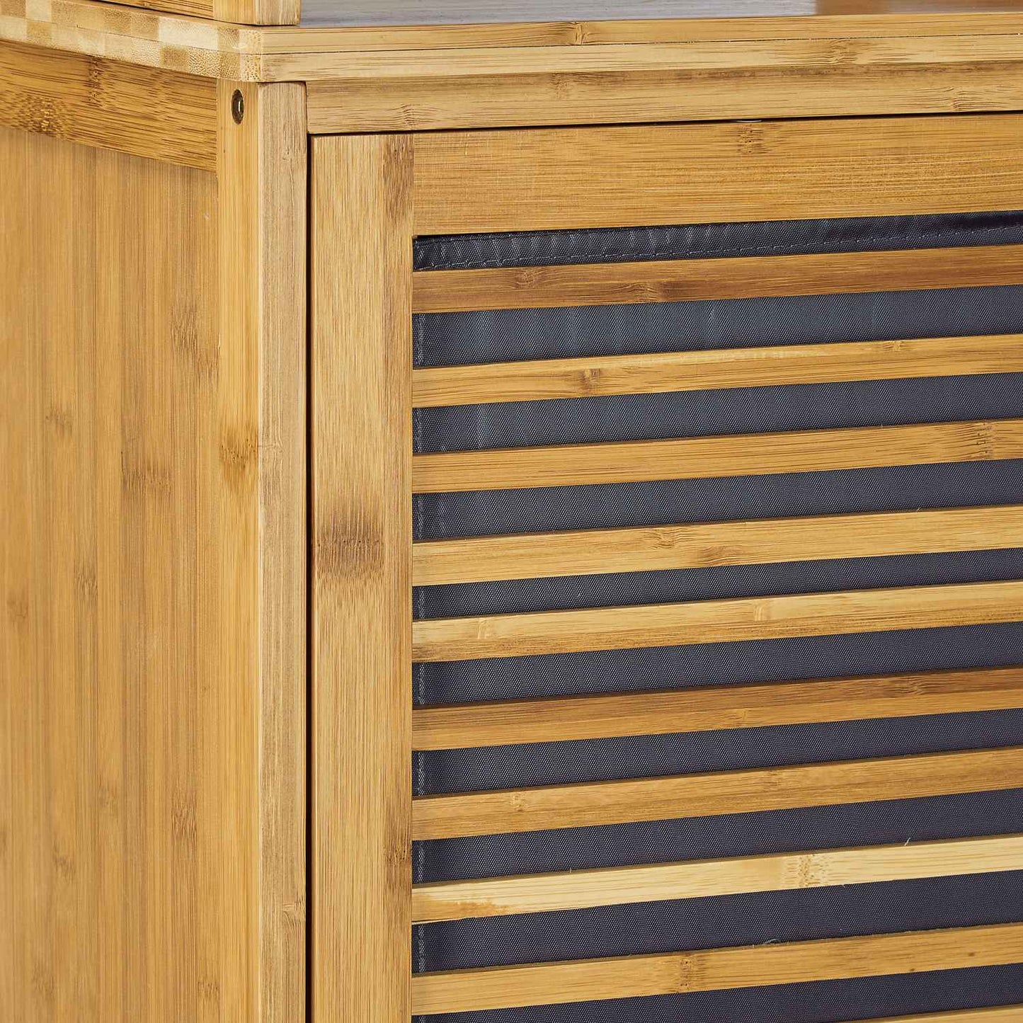 Bamboo bathroom shelf with 5 shelves