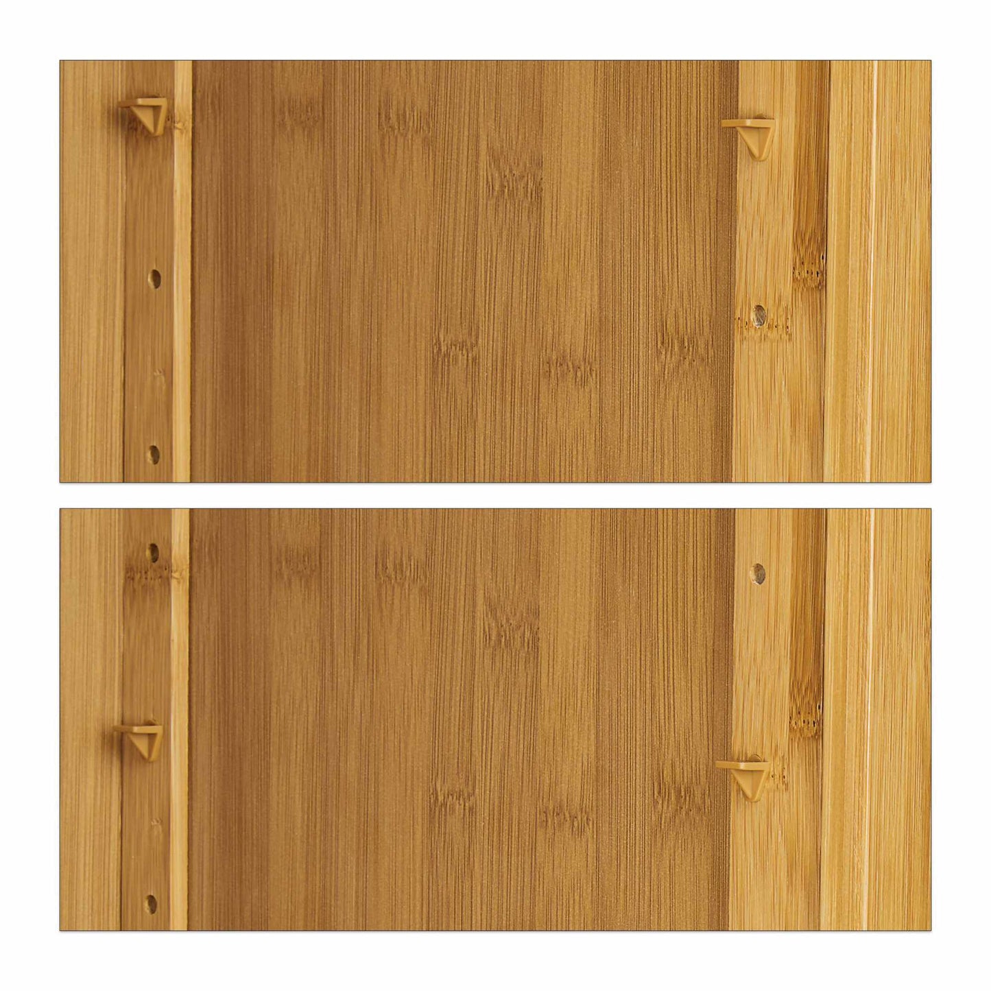 Bamboo bathroom shelf with 5 shelves