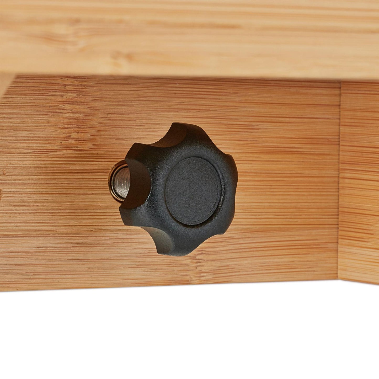Bamboo bed tray with tablet holder