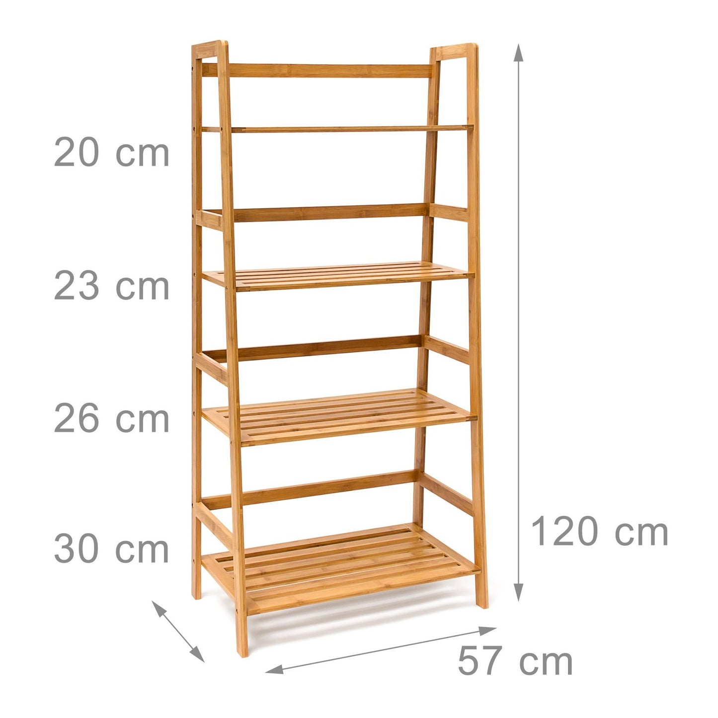 Bamboo bookshelf