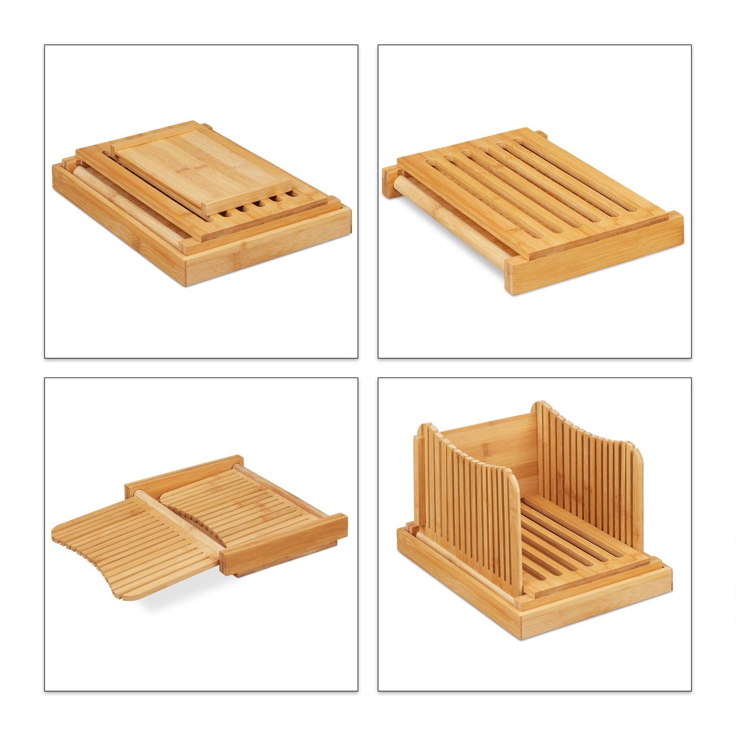 Bamboo bread cutter
