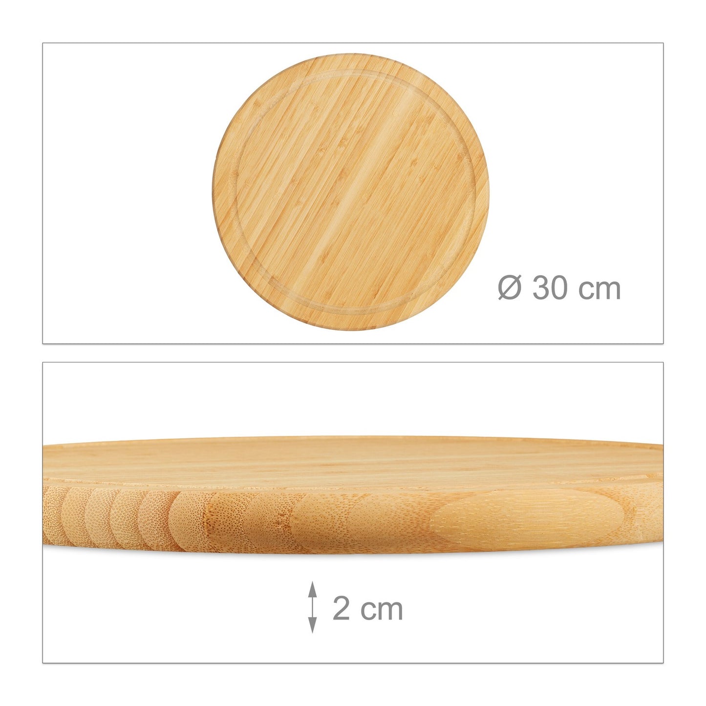 Bamboo breakfast board, set of 3