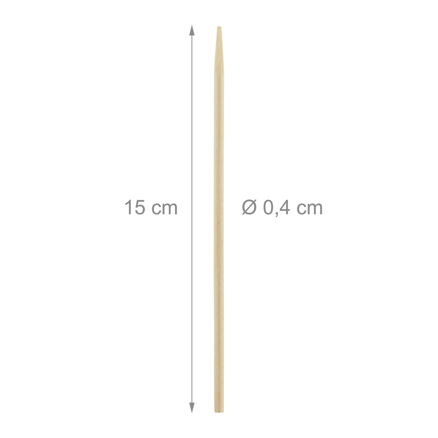 Bamboo cake sticks - 600 pcs