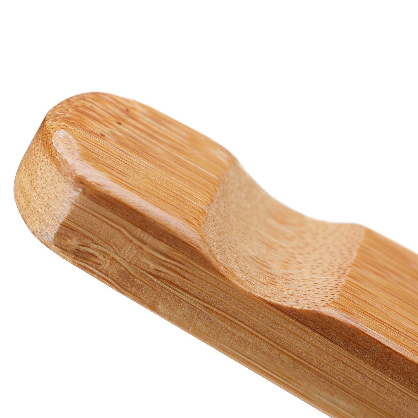 Bamboo clothes hanger with shelves