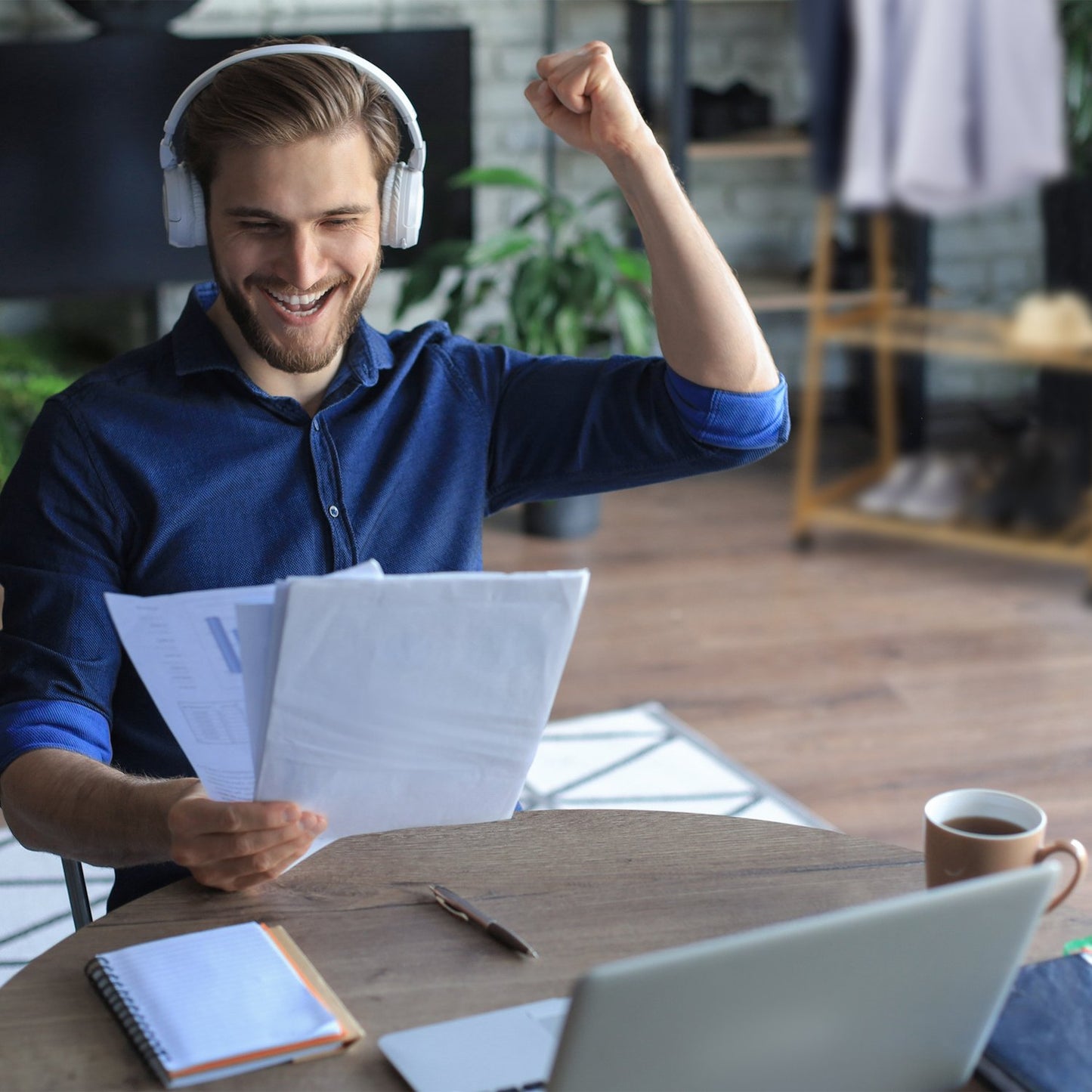 Bamboo clothes rack on wheels large