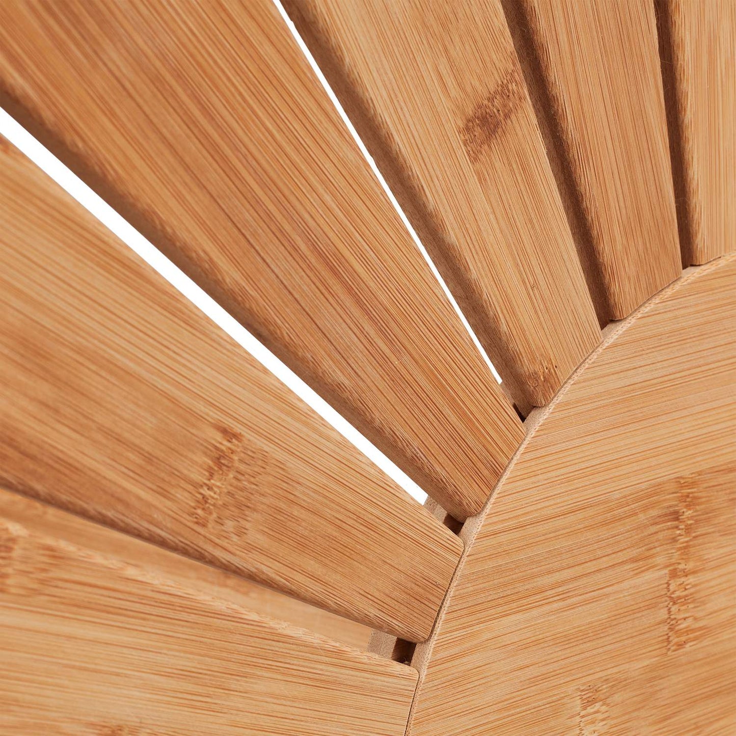 Bamboo corner shelf for the kitchen