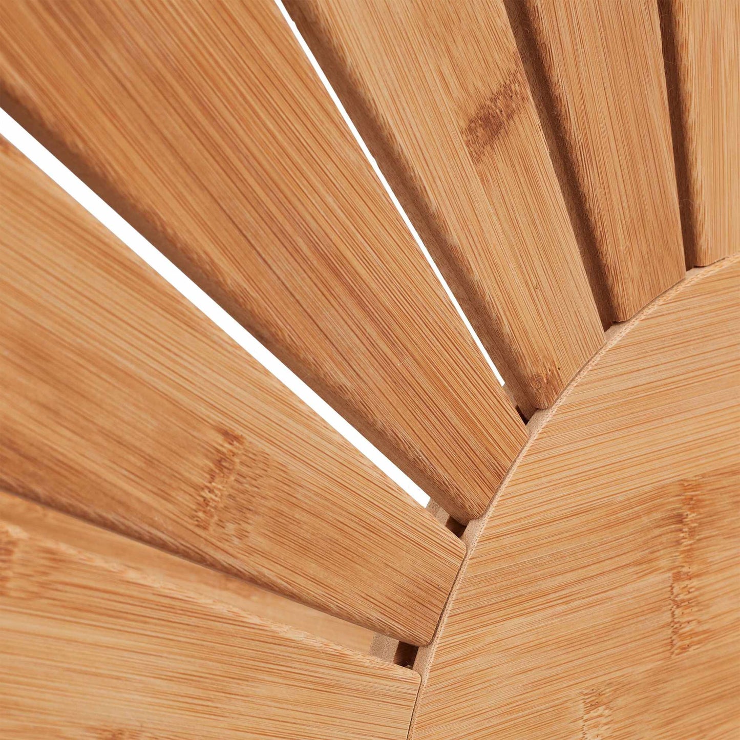 Bamboo corner shelf for the kitchen
