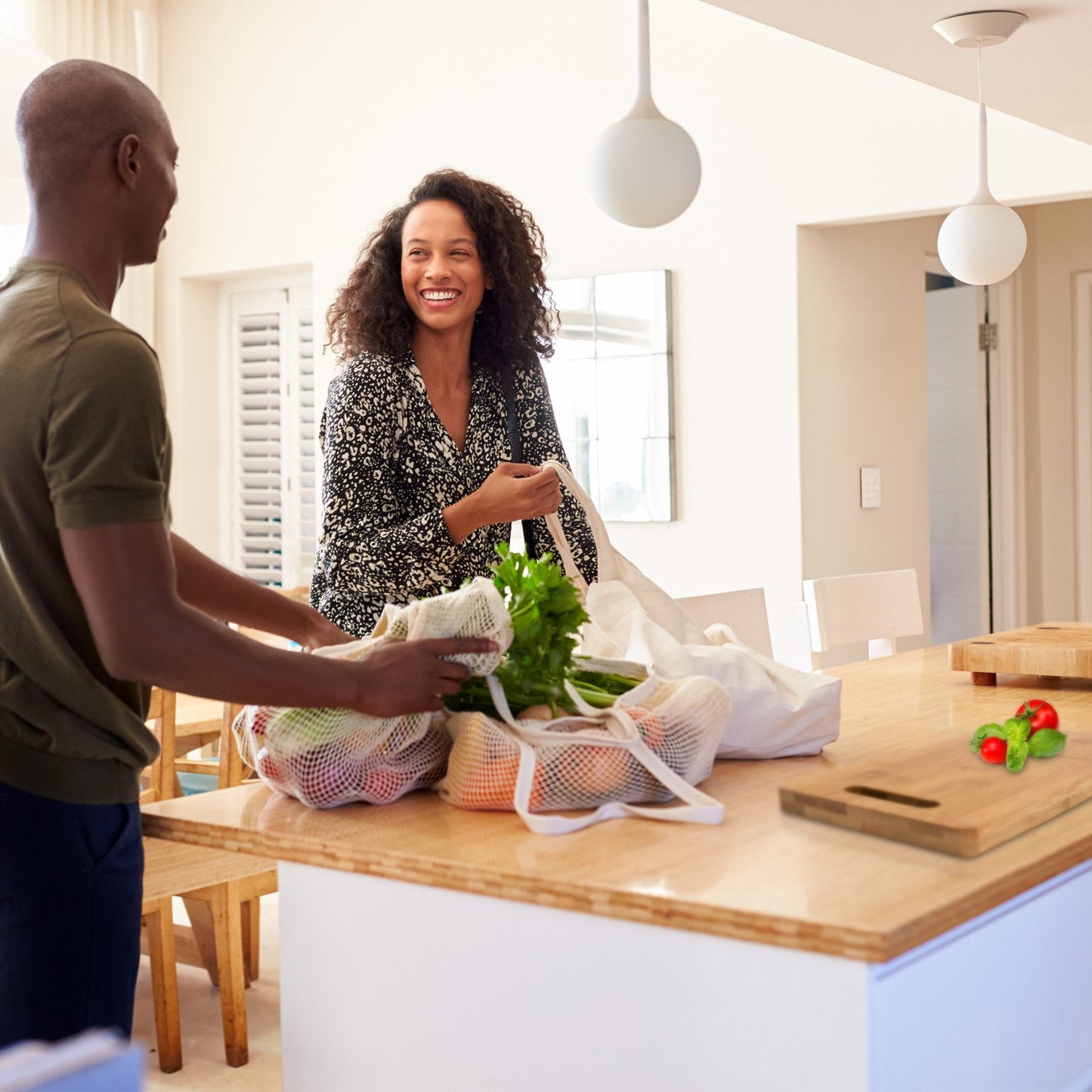 Bamboo cutting boards set of 4