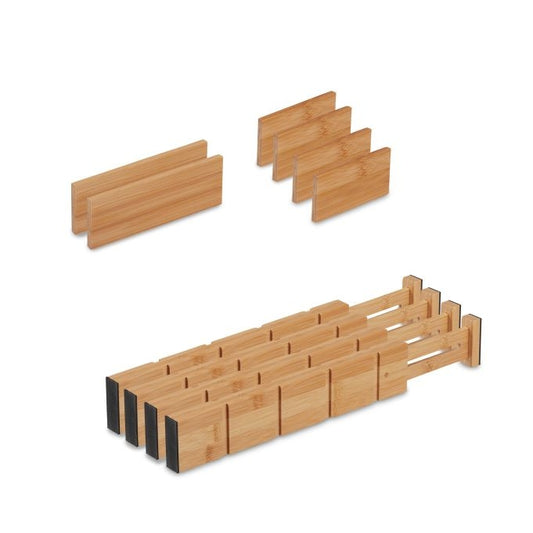 Bamboo drawer dividers