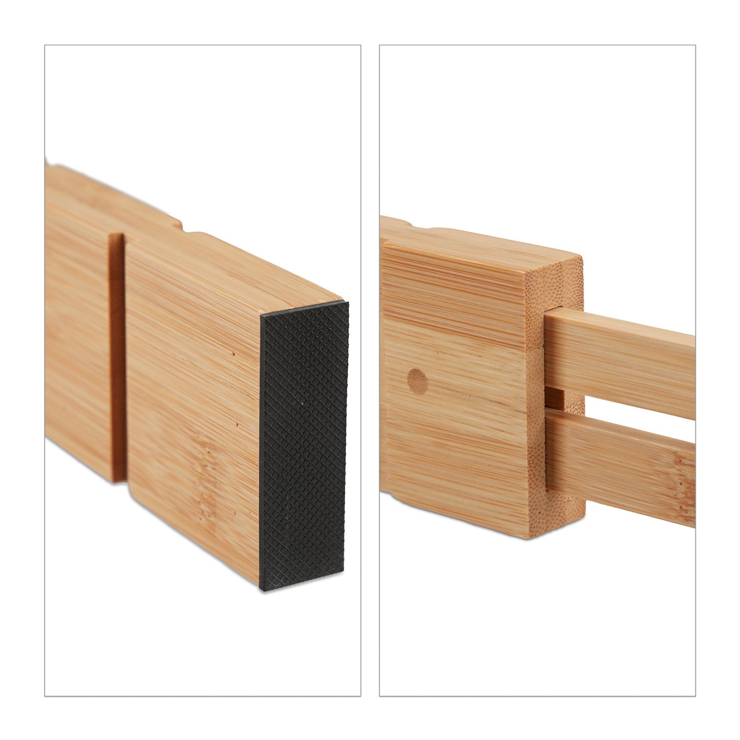 Bamboo drawer dividers