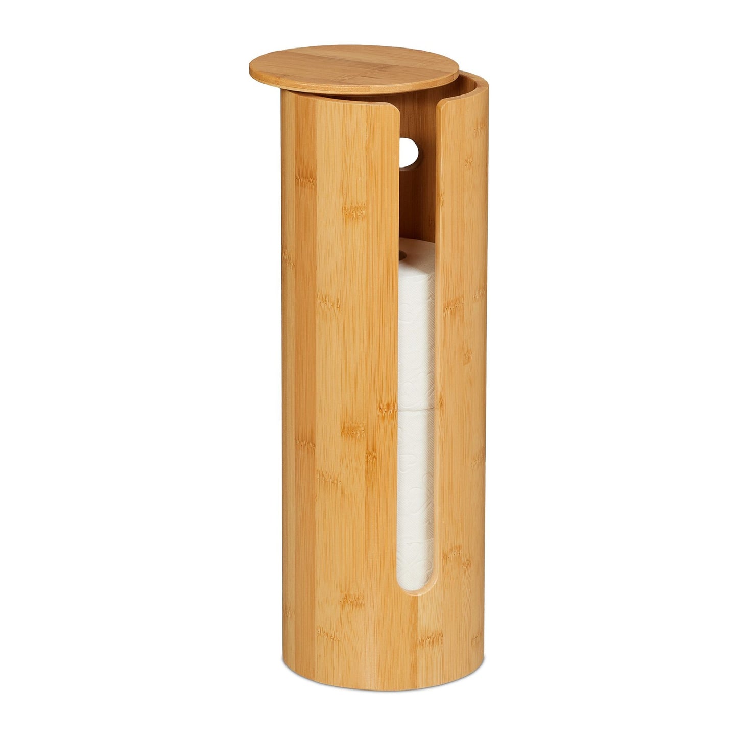 Bamboo for toilet roll storage