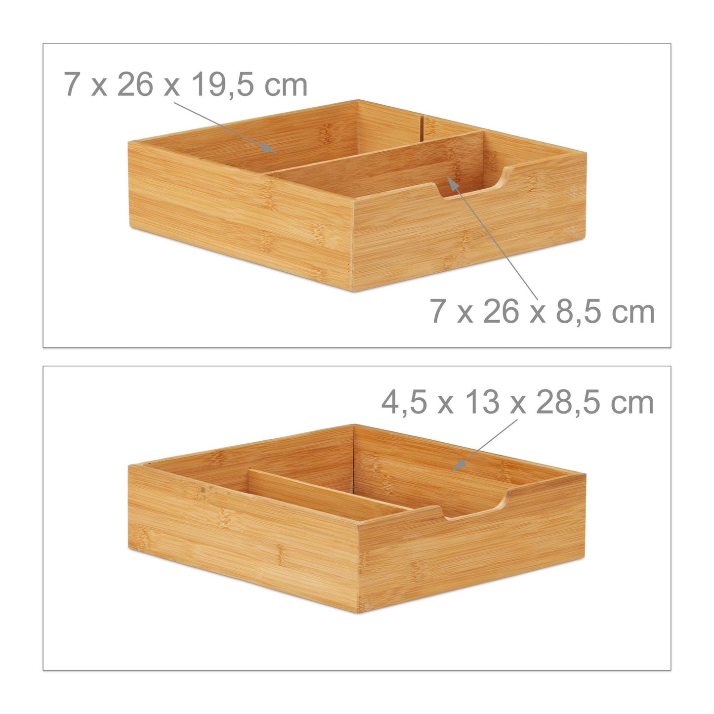 Bamboo insert box